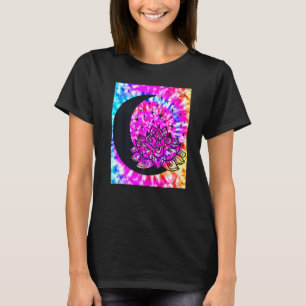 Yoga Namaste Moon Tie Die Buddha 2 T-Shirt