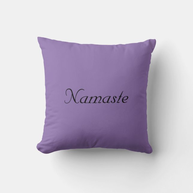 Yoga Namaste Pillow (Front)