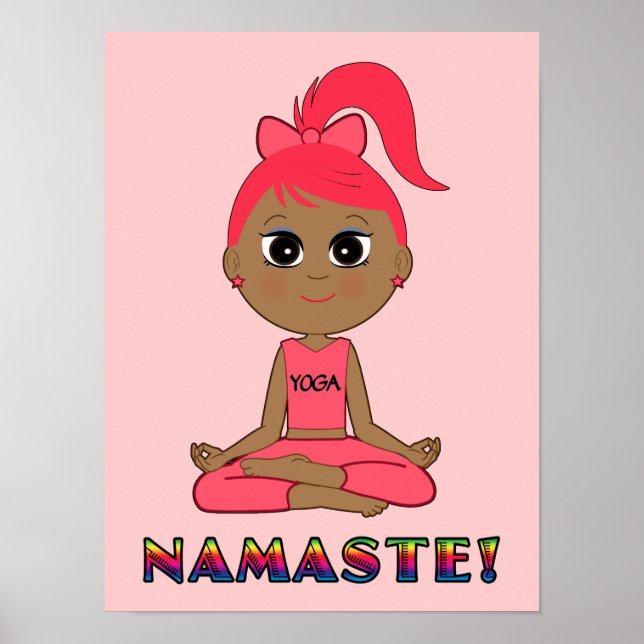 Yoga Namaste Poster (Front)