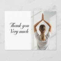 Yoga Namaste Thank You Card