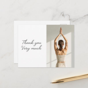 Yoga Namaste Thank You Card