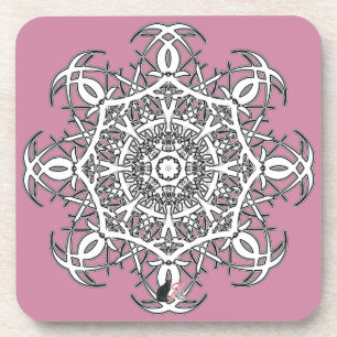 Yoga Octa Glyph Dawn Coaster