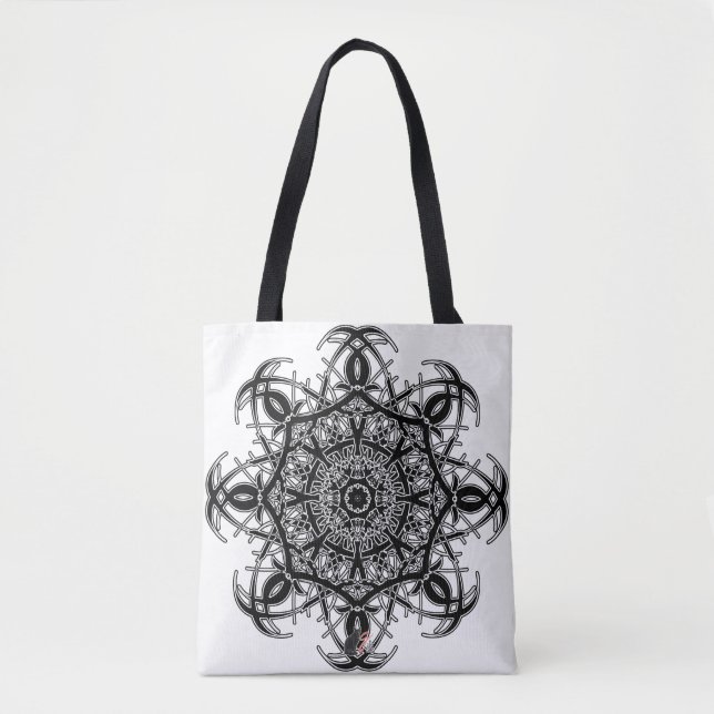 Yoga Octa Glyph Tote Bag (Front)