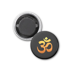 Yoga Om Mantra Symbol Asana Relax Meditation Magnet