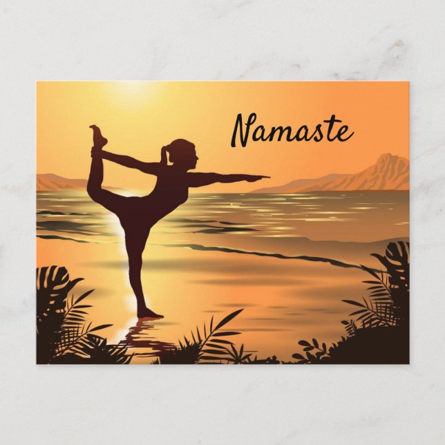 Yoga on the Beach Postcard (Front)