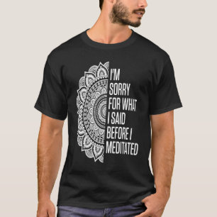 Yoga Ornament Flower Mandala Meditation T-Shirt