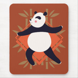 Yoga Panda Mouse Pad