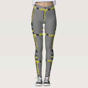 Yoga Pants Leggings Stretch Pants In Loving Memory