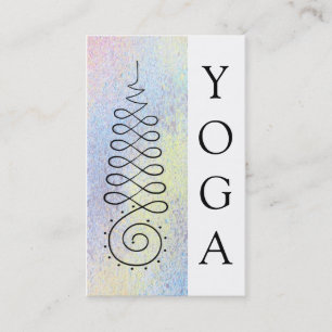 *~* Yoga Pastel Enlightenment Path Sacred Geometry Business Card