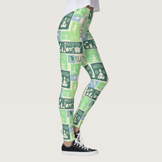 Yoga Pattern leggings (Right)