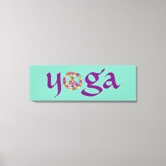 Yoga Peace Sign Floral (Front)