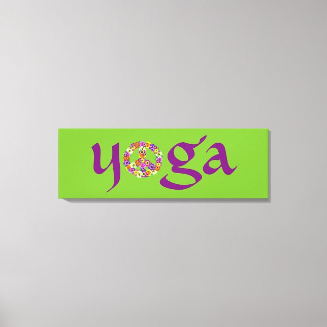 Yoga Peace Sign Floral (Front)