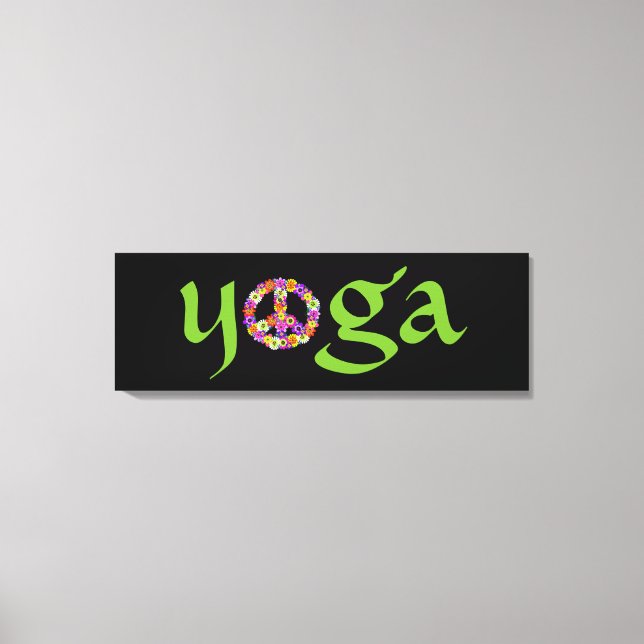 Yoga Peace Sign Floral (Front)