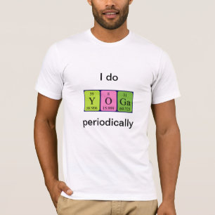 Yoga periodic table word shirt 2