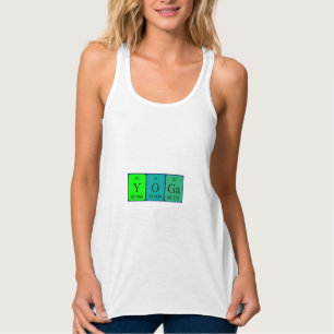 Yoga periodic table word shirt 5