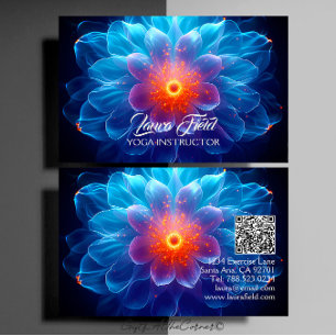 Yoga Pilates Instructor Business Card