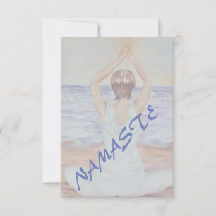 YOGA PLEASE RSVP CARD