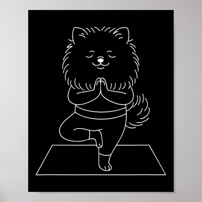Yoga Pomeranian  Poster (Front)