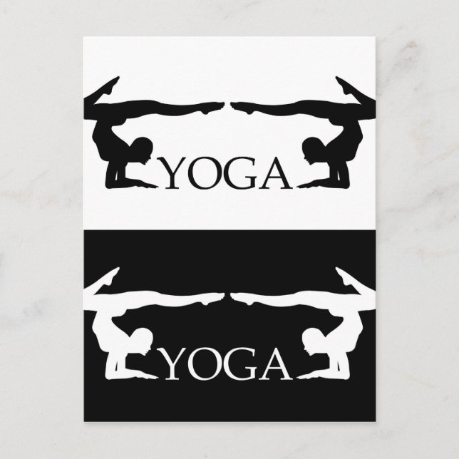 Yoga pose- Advanced level Postcard (Front)