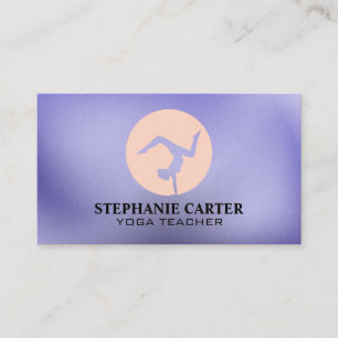 Yoga Pose   Health Fitness   Mindfulness Business Card