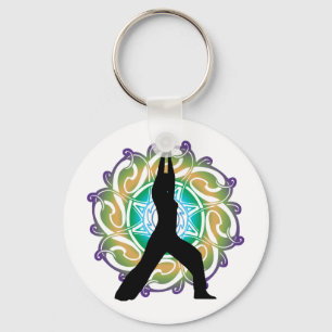 Yoga Pose Key Chain