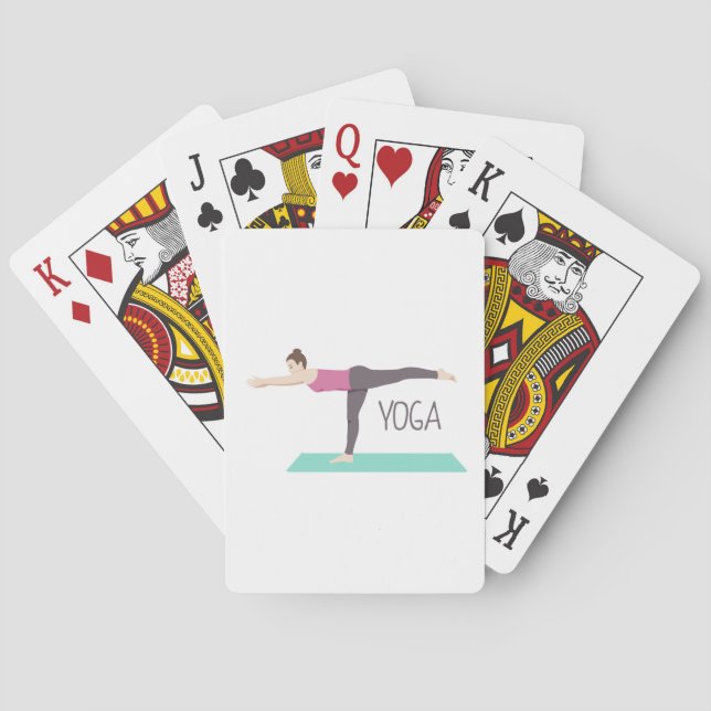Yoga Pose Playing Cards (Back)