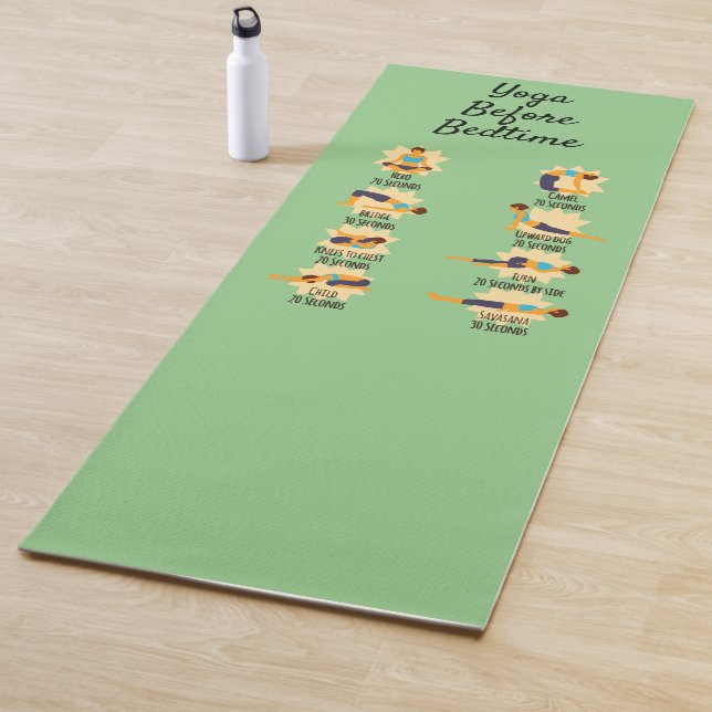 Yoga Poses Before Bed Routine Poses With Times Yoga Mat (In Situ)
