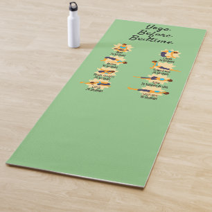 Yoga Poses Before Bed Waking Up  Mat