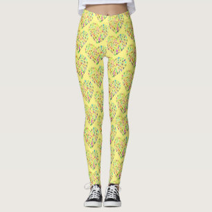 Yoga Poses Heart Thunder_Cove Leggings