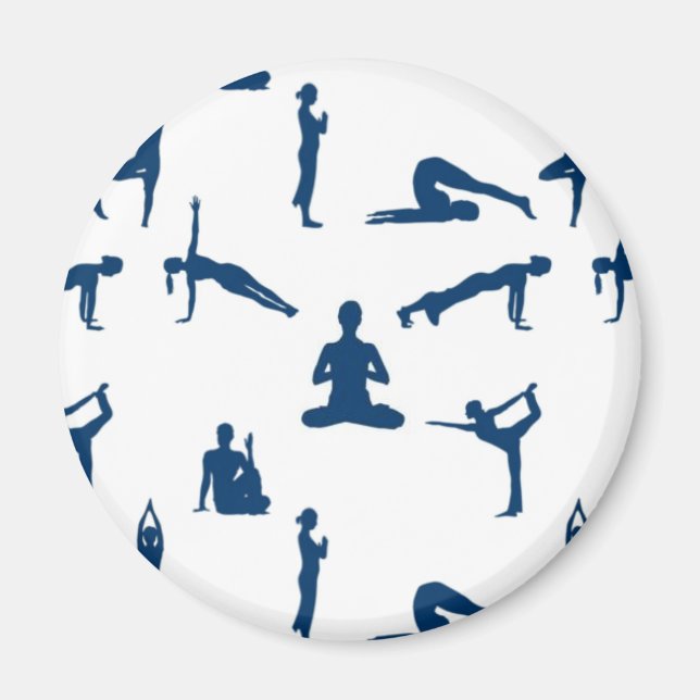 Yoga Poses Magnet (Front)