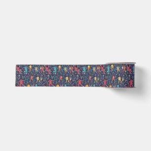 Yoga Poses, Meditation, New Age Art  Grosgrain Ribbon