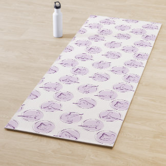 yoga poses pattern yoga mat