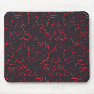 Yoga poses pattern   Yoga seamless pattern 12 Mouse Pad