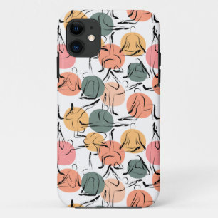 Yoga poses pattern Yoga seamless pattern 13 Case-Mate iPhone Case