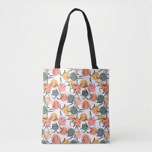 Yoga poses pattern | Yoga seamless pattern 13 Tote Bag (Front)