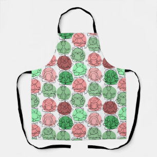 Yoga poses pattern Yoga seamless pattern 18 Apron