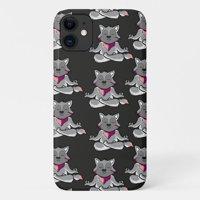 Yoga poses pattern | Yoga seamless pattern 19 Case-Mate iPhone Case (Back)