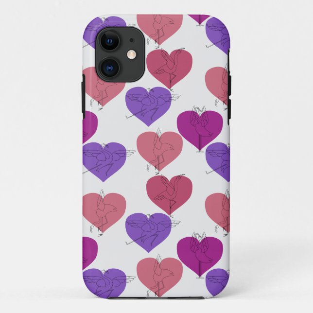 Yoga poses pattern | Yoga seamless pattern 1 Case-Mate iPhone Case (Back)