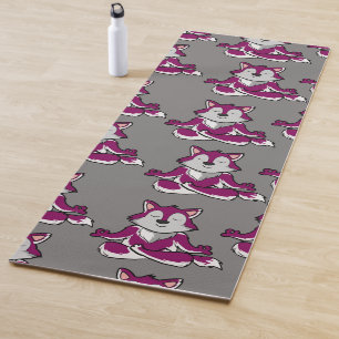 Yoga poses pattern   Yoga seamless pattern 20 Mat