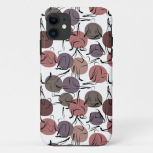 Yoga poses pattern Yoga seamless pattern 22 Case-Mate iPhone Case