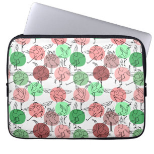 Yoga poses pattern Yoga seamless pattern 30 Laptop Sleeve