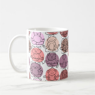 Yoga poses pattern Yoga seamless pattern 31 Coffee Mug