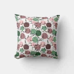 Yoga poses pattern Yoga seamless pattern 33 Cushion