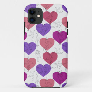 Yoga poses pattern Yoga seamless pattern 3 Case-Mate iPhone Case