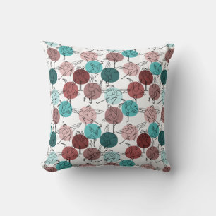 Yoga poses pattern   Yoga seamless pattern 41 Cushion