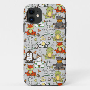 Yoga poses pattern Yoga seamless pattern 44 Case-Mate iPhone Case