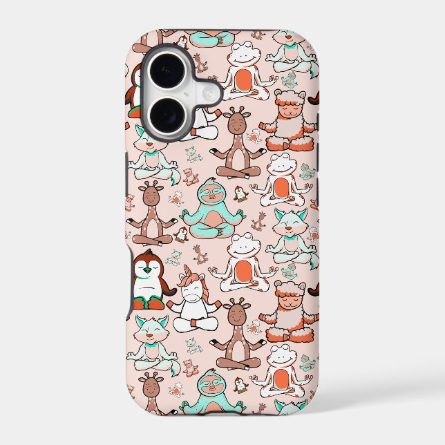 Yoga poses pattern | Yoga seamless pattern 51 (Back)