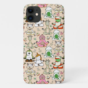 Yoga poses pattern Yoga seamless pattern 52 Case-Mate iPhone Case
