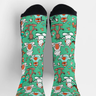 Yoga poses pattern   Yoga seamless pattern 53 Clas Socks