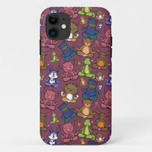 Yoga poses pattern Yoga seamless pattern 64 Case-Mate iPhone Case